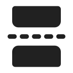 Document Page Break SVG Icon